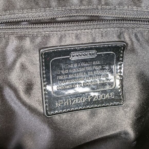 Coach Signature Daisy Poppy Backpack - Picture 6 of 13